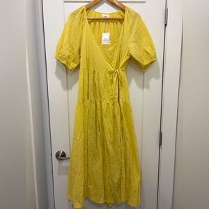 Seed Heritage Yellow Long Sleeve Dress